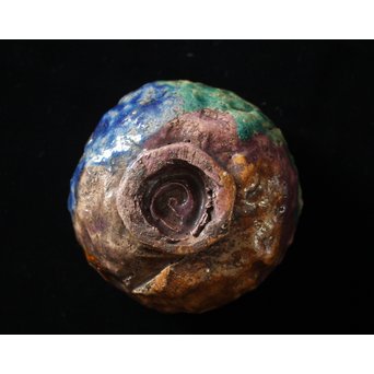 出口王仁三郎風 耀盌 楽茶碗　P143 