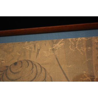 時代虎図 額装在銘　Z100 