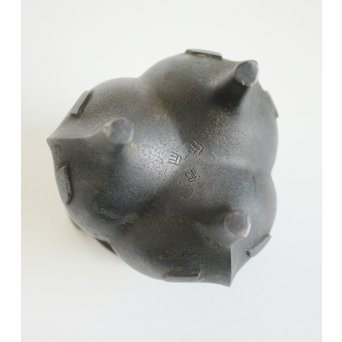 亀文堂 波多野正平造 青銅饕餮紋鼎式香炉　M138 