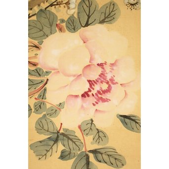 倣 帝室技芸員 滝/瀧 和亭 平安大吉の図 掛軸　Z102 