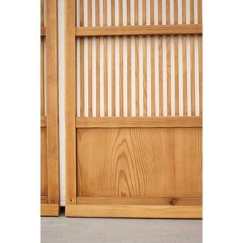 白木格子戸 2枚1組　L990 