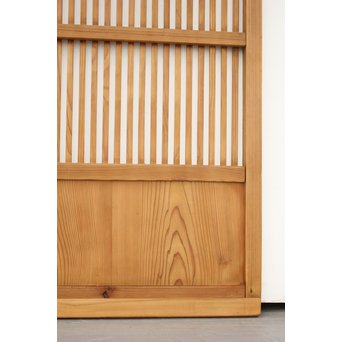 白木格子戸 2枚1組　L990 