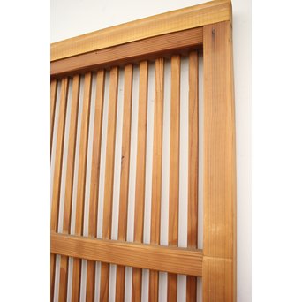 白木格子戸 2枚1組　L990 