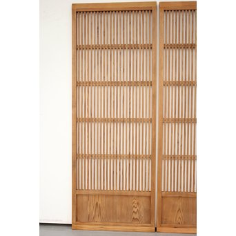 白木格子戸 2枚1組　L990 