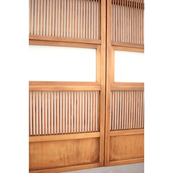 なしじガラス格子戸 4枚1組　L991 