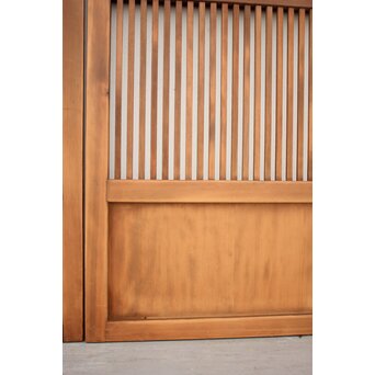 なしじガラス格子戸 4枚1組　L991 