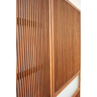 なしじガラス格子戸 4枚1組　L991 