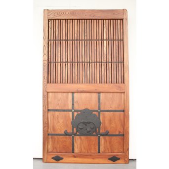 総欅巾着金具格子蔵戸　W966