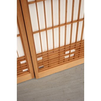 白木組子書院 4枚1組　R2462 