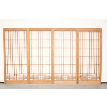 白木組子書院 4枚1組　R2462 