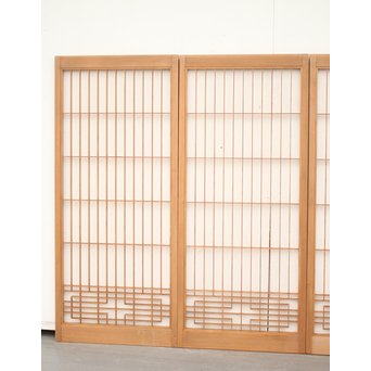 白木組子書院 4枚1組　R2462 