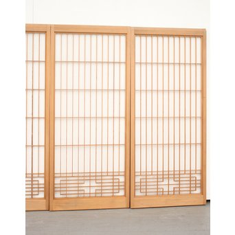 白木組子書院 4枚1組　R2462 