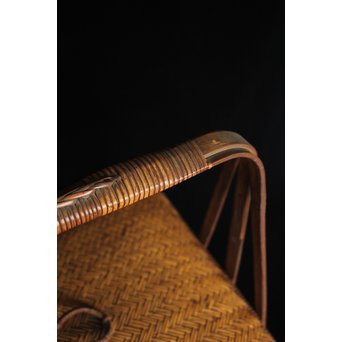 竹編提藍 茶籠　U088 