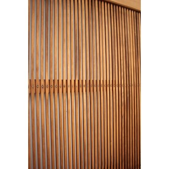 高品格 岐阜白木格子戸 4枚1組　L992 