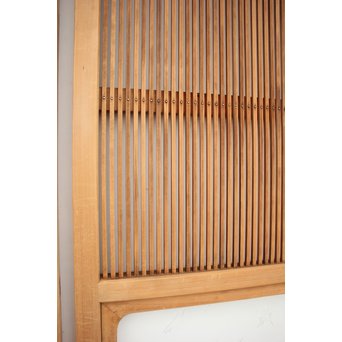 高品格 岐阜白木格子戸 4枚1組　L992 