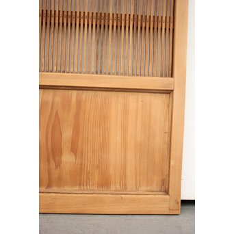 高品格 岐阜白木格子戸 4枚1組　L992 