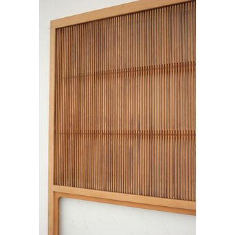 高品格 岐阜白木格子戸 4枚1組　L992 