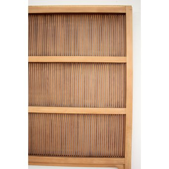 高品格 岐阜白木格子戸 4枚1組　L992 