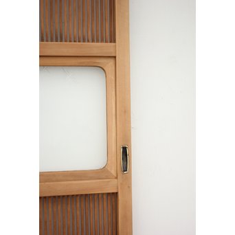 高品格 岐阜白木格子戸 4枚1組　L992 