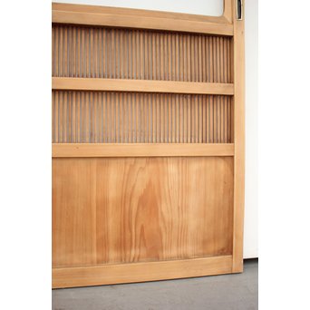 高品格 岐阜白木格子戸 4枚1組　L992 