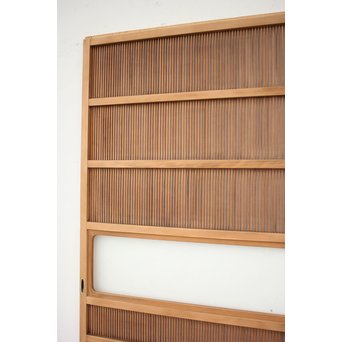 高品格 岐阜白木格子戸 4枚1組　L992 