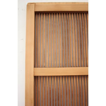 高品格 岐阜白木格子戸 4枚1組　L992 