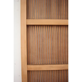 高品格 岐阜白木格子戸 4枚1組　L992 