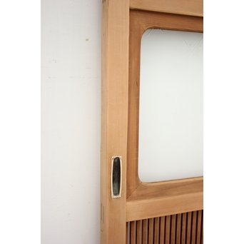 高品格 岐阜白木格子戸 4枚1組　L992 