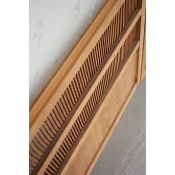 高品格 岐阜白木格子戸 4枚1組　L992 