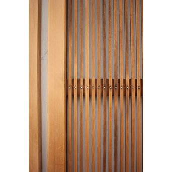 高品格 岐阜白木格子戸 4枚1組　L992 