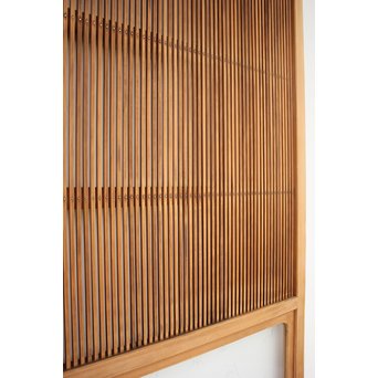 高品格 岐阜白木格子戸 4枚1組　L992 