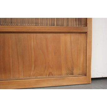 高品格 岐阜白木格子戸 4枚1組　L992 