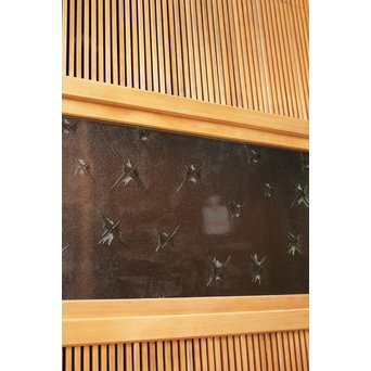 高品格 岐阜白木格子戸 4枚1組　L992 