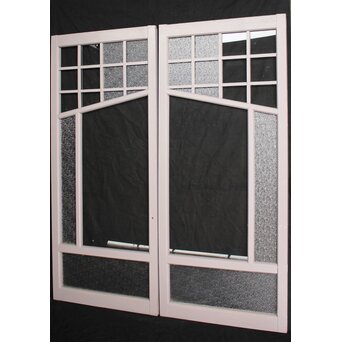 ダイアゴナルデザイン 中型ガラス戸 2枚1組　GD1229　