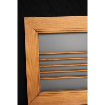 竹雀の書院欄間 3枚1組　R2471 