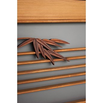 竹雀の書院欄間 3枚1組　R2471 