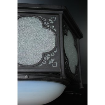 緑色ガラスとオパールセントのシャンデリア照明　A1949Y 