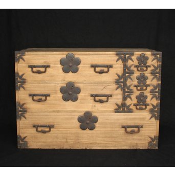 松竹梅金具 総桐箪笥　C403