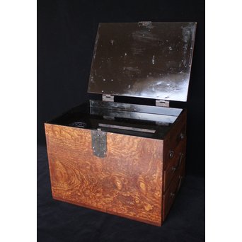 玉杢の硯箱　X127 