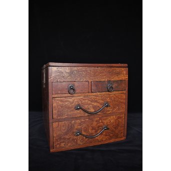 玉杢の硯箱　X127 