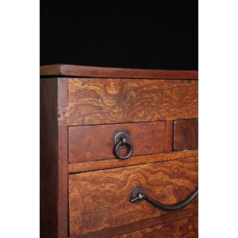 玉杢の硯箱　X127 