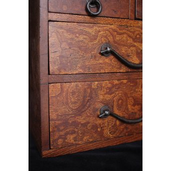 玉杢の硯箱　X127 