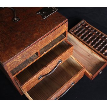 玉杢の硯箱　X127 