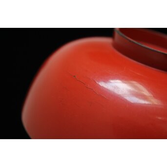 蝙蝠と鹿と霊芝 蒔絵椀 13客セット　Q064 