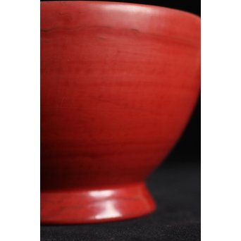 角偉三郎 輪島塗 朱塗椀 2個1組　Q066 