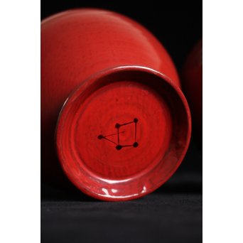 角偉三郎 輪島塗 朱塗椀 2個1組　Q066 