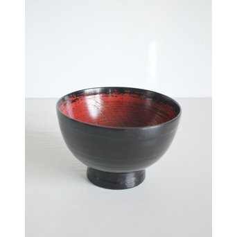 角偉三郎 輪島塗 根来椀　Q067