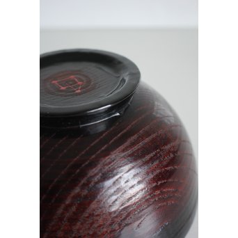 角偉三郎 輪島塗 欅目椀　Q068 