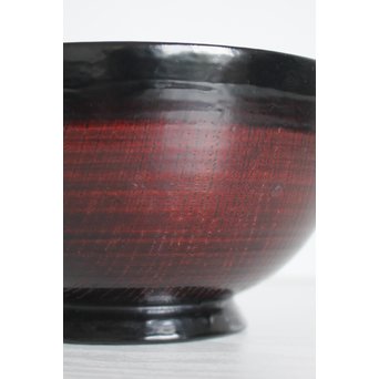 角偉三郎 輪島塗 欅目椀　Q068 