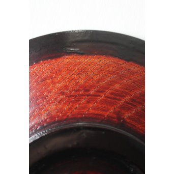 角偉三郎 輪島塗 欅目皿　Q069 